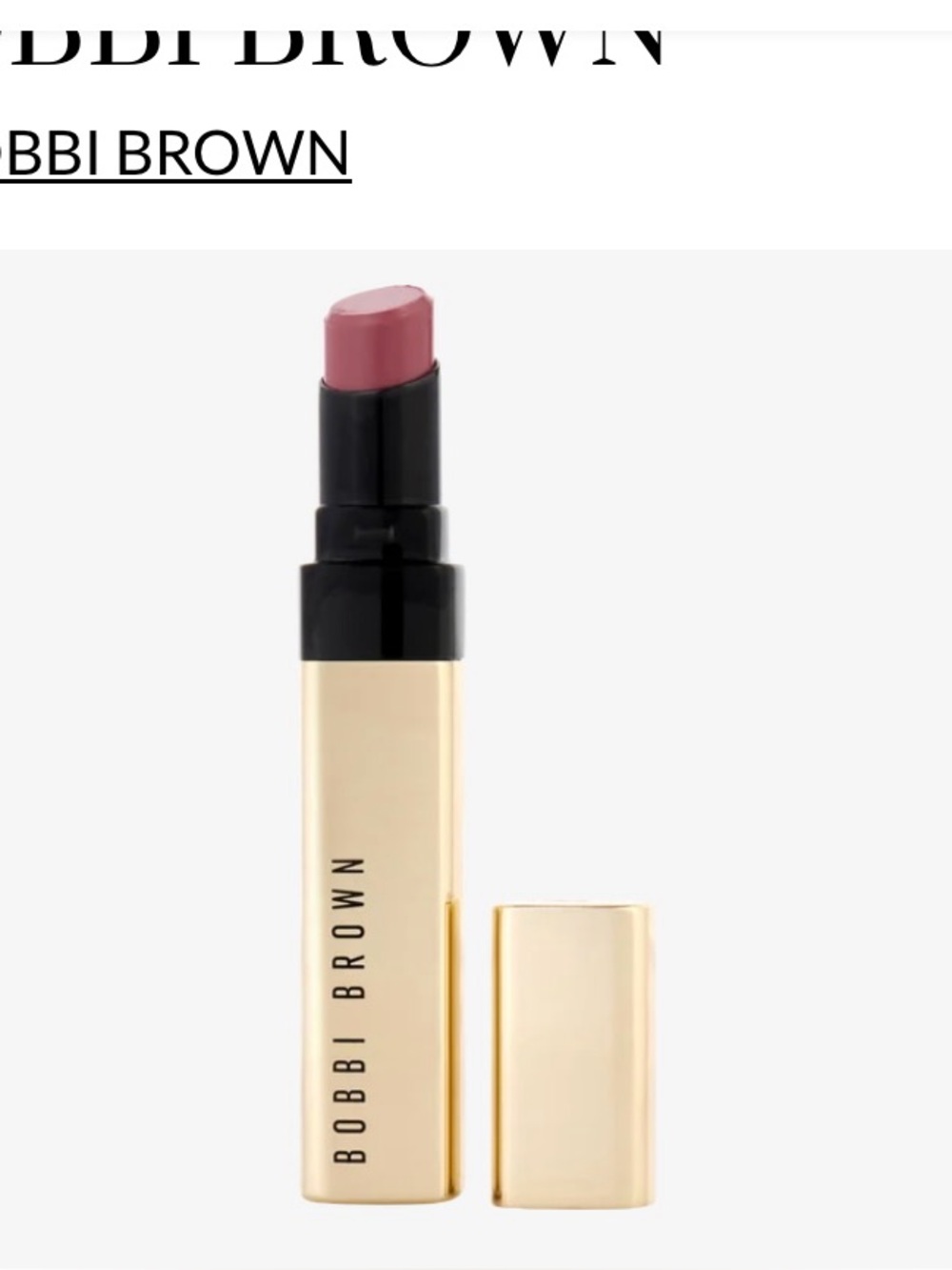 Bobby Brown luxurious intense 💄 (shade Berry Rose 🥀Net W 0.11OZ /3.4 g full size